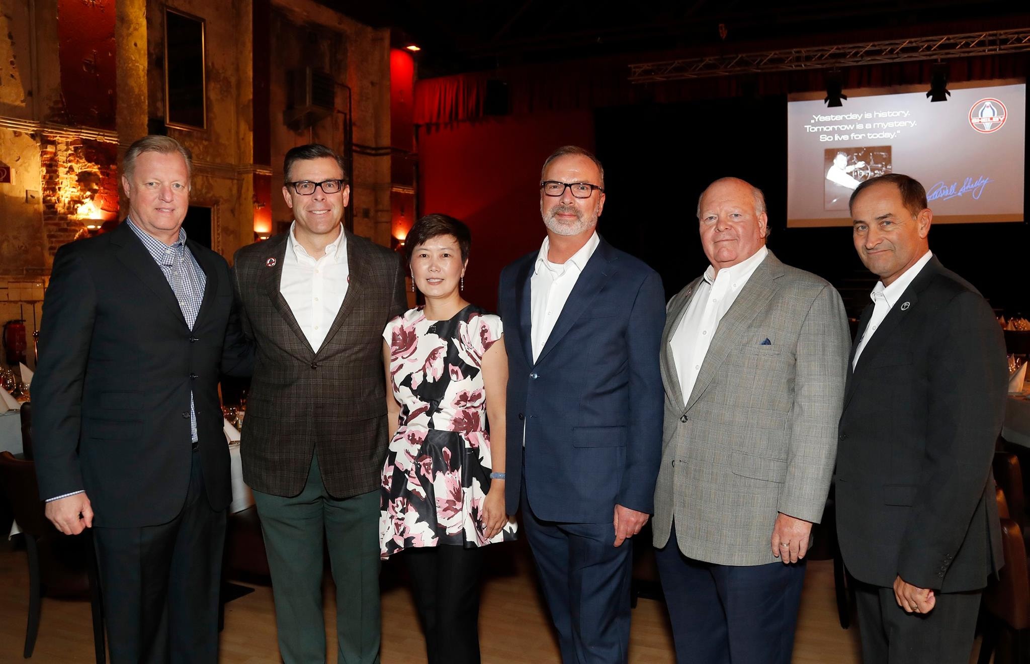 Shelby Europe team with Shelby American leadership at gala event
