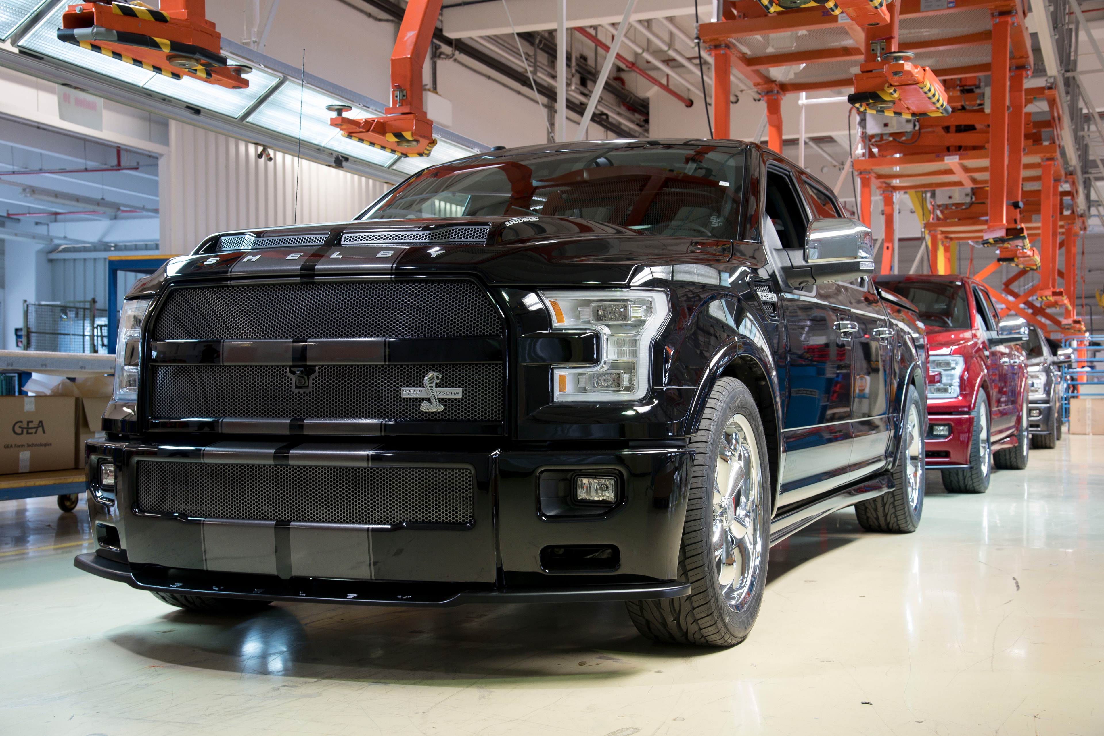 Shelby F-150 Super Snake build — final preparation stage