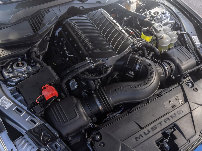 Shelby Super Snake 830+ HP Whipple supercharged engine bay